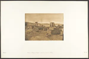 Ruines et Village de Begueh, petite île à l'Ouest de Philae