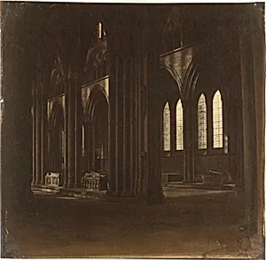 Salisbury Cathedral - The Nave, from the South Transept by Roger Fenton