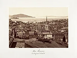 San Francisco, from California and Powell Street by Carleton E. Watkins