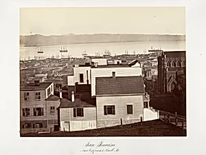 San Francisco, from California and Powell Streets by Carleton E. Watkins