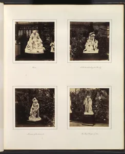 [Sculptures of Cain, a Hunter Defending his Family, the Massacre of the Innocents, and Allegorical Figures of the First Whisper of Love]