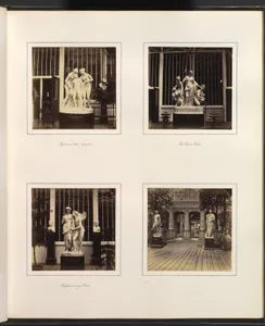 [Sculptures of Hylas and the Nymphs, Allegorical Figures of the Three Fates, Zephyr wooing Flora, and Michelangelo's Bacchus and Donatello's St. George]
