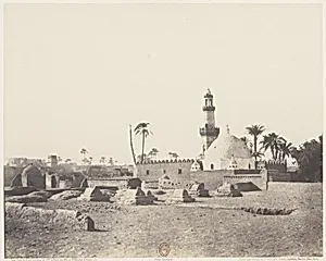 Souâdj, Cimetière Musulman et Tombeau de Mouràd-Bey by Félix Teynard|Imprimerie Photographique de H. de Fonteny et Cie