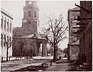 St. Michael's Church, Charleston, S.C. by George N. Barnard|Mathew B. Brady