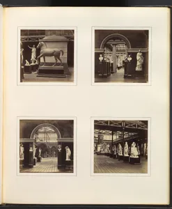 [Statue of a Horse; Roman Court, Portrait Busts of Emperors; Doorway of Roman Court, Flanked by Portrait Bust of Nero; Greek Court of Philosophers, Statesmen, and Generals]