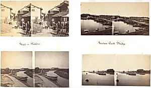 Street in Kadhin; Foochow Creek Bridge; Country View; Shanghai by John Thomson