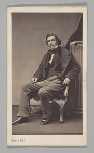 [Studio Portrait: Eugène Delacroix Seated in Chair]