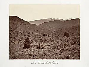Sutro Tunnel's Road to Virginia City by Carleton E. Watkins