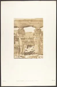 Temple de Kalabcheh - Entre colonnement médial du Pronaos