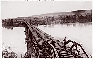 Tennessee River at Bridgeport by George N. Barnard|Mathew B. Brady