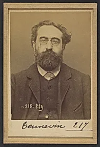 Tennevin. Alexandre. 48 ans, né à Paris. Comptable. Anarchiste. 19/3/94. by Alphonse Bertillon