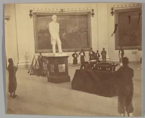 [Thaddeus Stevens Lying in State in the Rotunda of the Capitol at Washington]