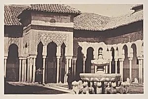 The Court of Lions in the Alhambra, Spain