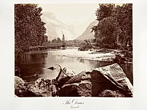 The Domes, Yosemite by Carleton E. Watkins
