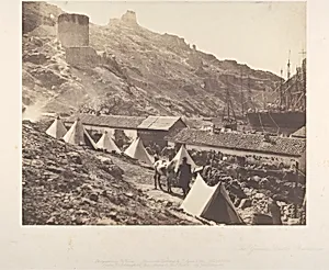 The Genoese Castle, Balaklava by Roger Fenton