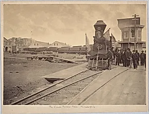 The Lincoln Funeral Train, Philadelphia by Charles L. Philippi