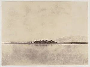 [The Nile in front of the Theban Hills]