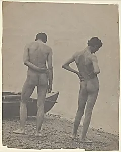 [Thomas Eakins and John Laurie Wallace on a Beach]
