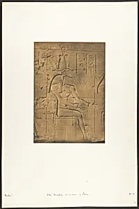 Thot Ibiocéphale (Dieu des Lettres) à Philae by Maxime Du Camp