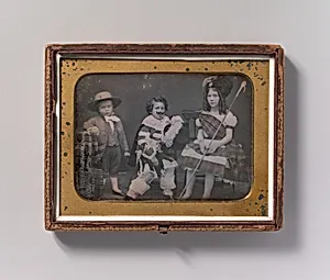 [Three Children in Costume] by Unknown