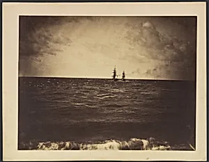 Two Ships Heading Away from Shore