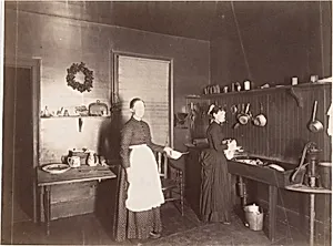[Two Women in a Kitchen] by Unknown