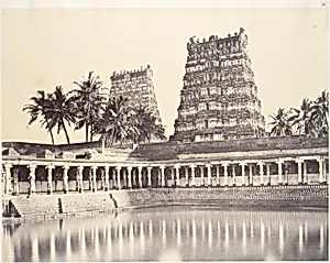 View of the Sacred Tank in the Great Pagoda