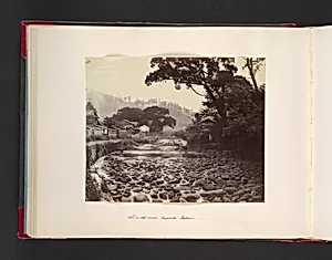 View on the Creek, Nagasaki, Japan by John Thomson