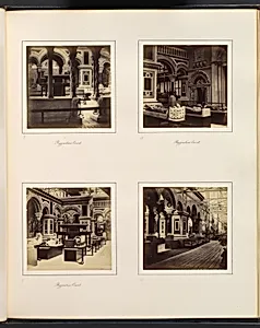 [Views of Byzantine Court with Royal Effigies] by Philip Henry Delamotte