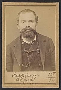Vuagniaux. Alfred. 41 ans, né à Vucheron (Suisse). Cordonnier. Anarchiste. 2/3/94.  by Alphonse Bertillon