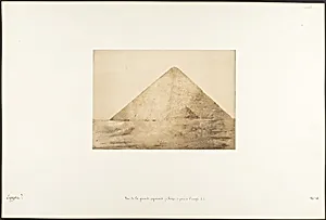 Vue de la grande pyramide (Chéops) prise à l'angle S.E. by Maxime Du Camp