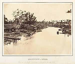 Vue de la Ville Chinoise (Cholen) Feuille No. 6, Saïgon, Cochinchine by Emile Gsell