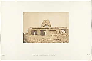 Vue du Temple d'Amada - Coupole ruinée d'une Eglise Copte by Maxime Du Camp