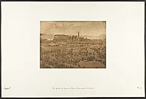 Vue générale des Ruines du Palais de Karnac (prise à l'Est) - Thèbes by Maxime Du Camp