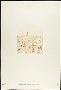 Vue générale du Kaire, prise de la Mosquée Tegloun by Maxime Du Camp