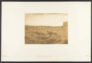 Vue prise au Nord-Ouest de Jérusalem