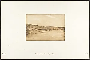 Vue prise au Sud-Est de Philae - Village d'El-Bâb by Maxime Du Camp