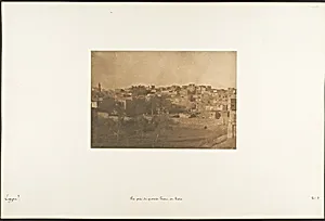 Vue prise du quartier Franc, au Kaire