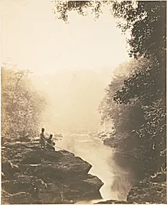Wharfe and Pool, Below the Strid by Roger Fenton