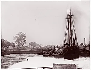 White House Landing, Pamunkey River by Timothy H. O'Sullivan|Mathew B. Brady