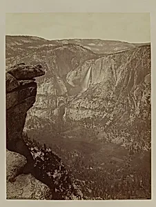 Yosemite Falls from Glacier Point by Carleton E. Watkins