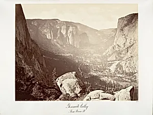 Yosemite Valley from Union Point by Carleton E. Watkins