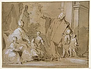 A Venetian Family Portrait Group