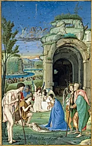 Adoration of the Shepherds by Francesco di Marco Marmitta da Parma