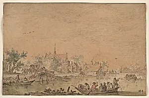 Boating Party on a River