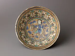 Bowl, Mina'i ("enameled") ware