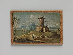 Capriccio with an Island, a Tower, and Houses