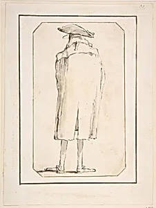 Caricature of a Man Seen from Behind