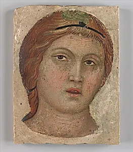 Head of an Angel in Full Face by Taddeo di Bartolo