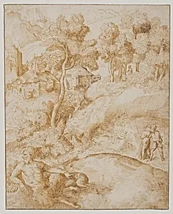 Landscape with a Satyr